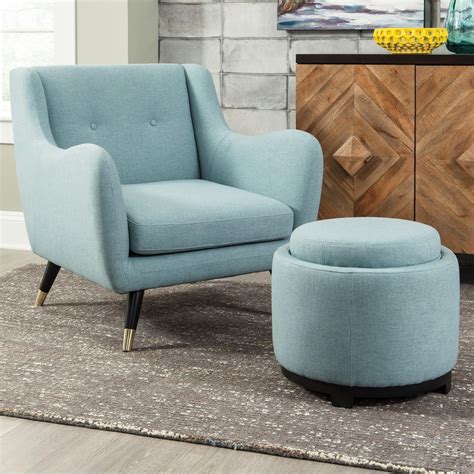 Modern Accent Chairs With Ottoman
